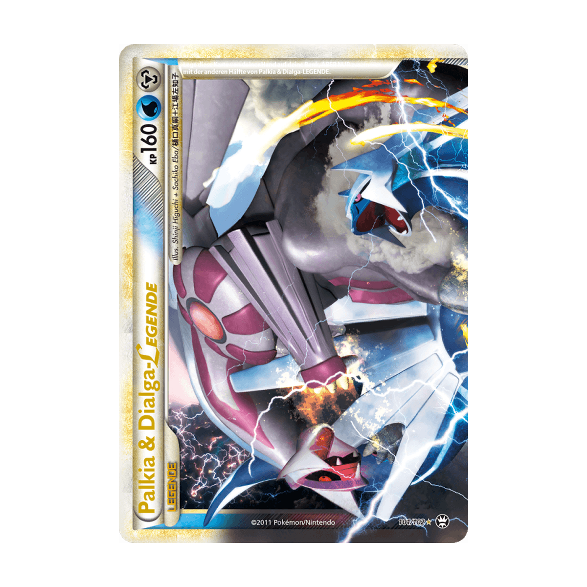 Beispielbild: Palkia & Dialga LEGENDE 101/102, Triumph, Deutsch; kein Zustandsfoto