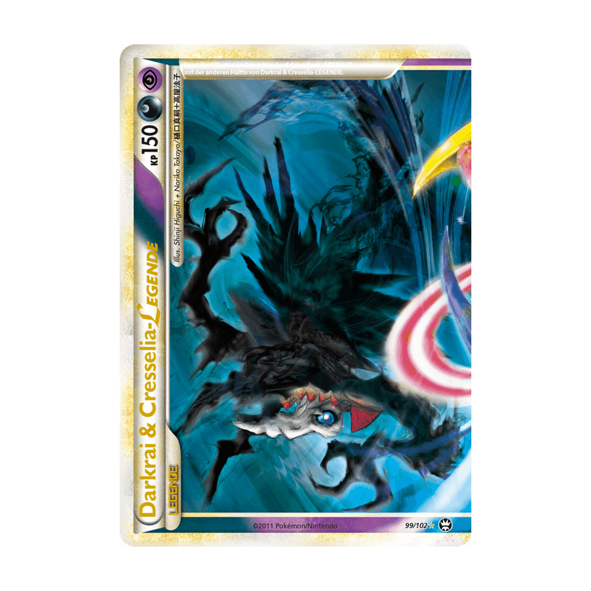 Beispielbild: Darkrai & Cresselia LEGENDE 99/102, Triumph, Deutsch; kein Zustandsfoto