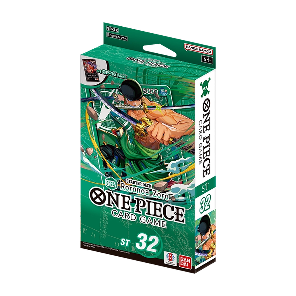 One Piece ST-32 – Green Roronoa Zoro Starter Deck (Englisch)
