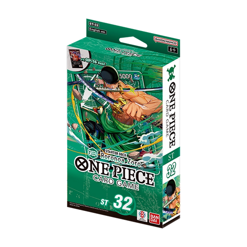 One Piece ST-32 – Green Roronoa Zoro Starter Deck (Englisch)