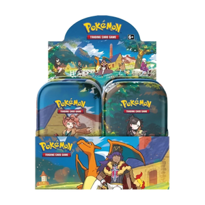 Pokémon Crown Zenith – Mini-Tin-Display mit 10 Tins (Englisch) – Differenzbesteuerung nach § 25a UStG