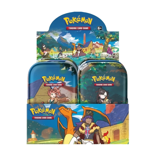 Pokémon Crown Zenith – Mini-Tin-Display mit 10 Tins (Englisch)
