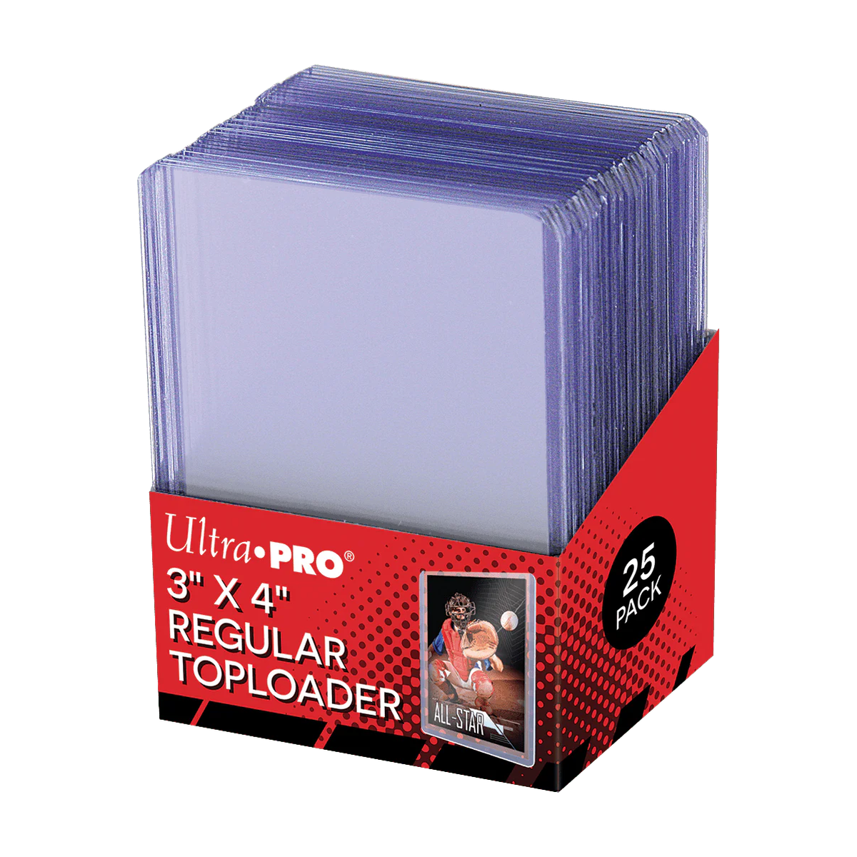 Ultra PRO – Regular Toploader 3 × 4 Zoll, 25 Stück