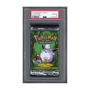Pokémon Jungle – 1. Edition Boosterpack, Wigglytuff-Artwork (Englisch) – PSA 10 – Differenzbesteuerung nach § 25a UStG
