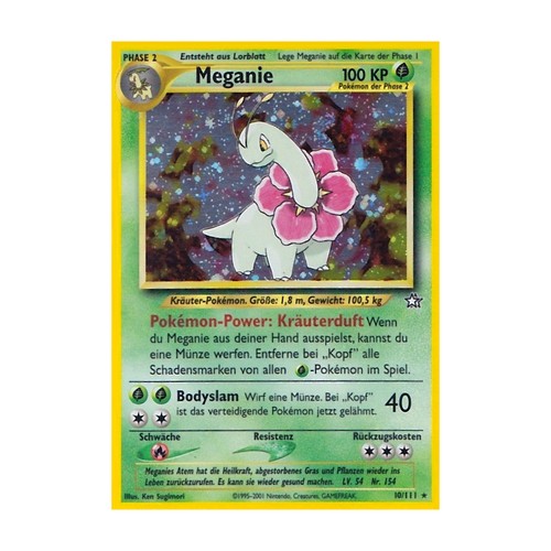 Beispielbild Meganie 10/111, Neo Genesis, Deutsch; kein Zustandsfoto