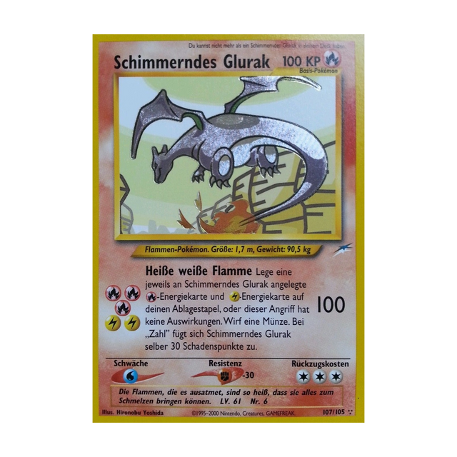 Beispielbild Schimmerndes Glurak 107/105, Neo Destiny, Deutsch; kein Zustandsfoto