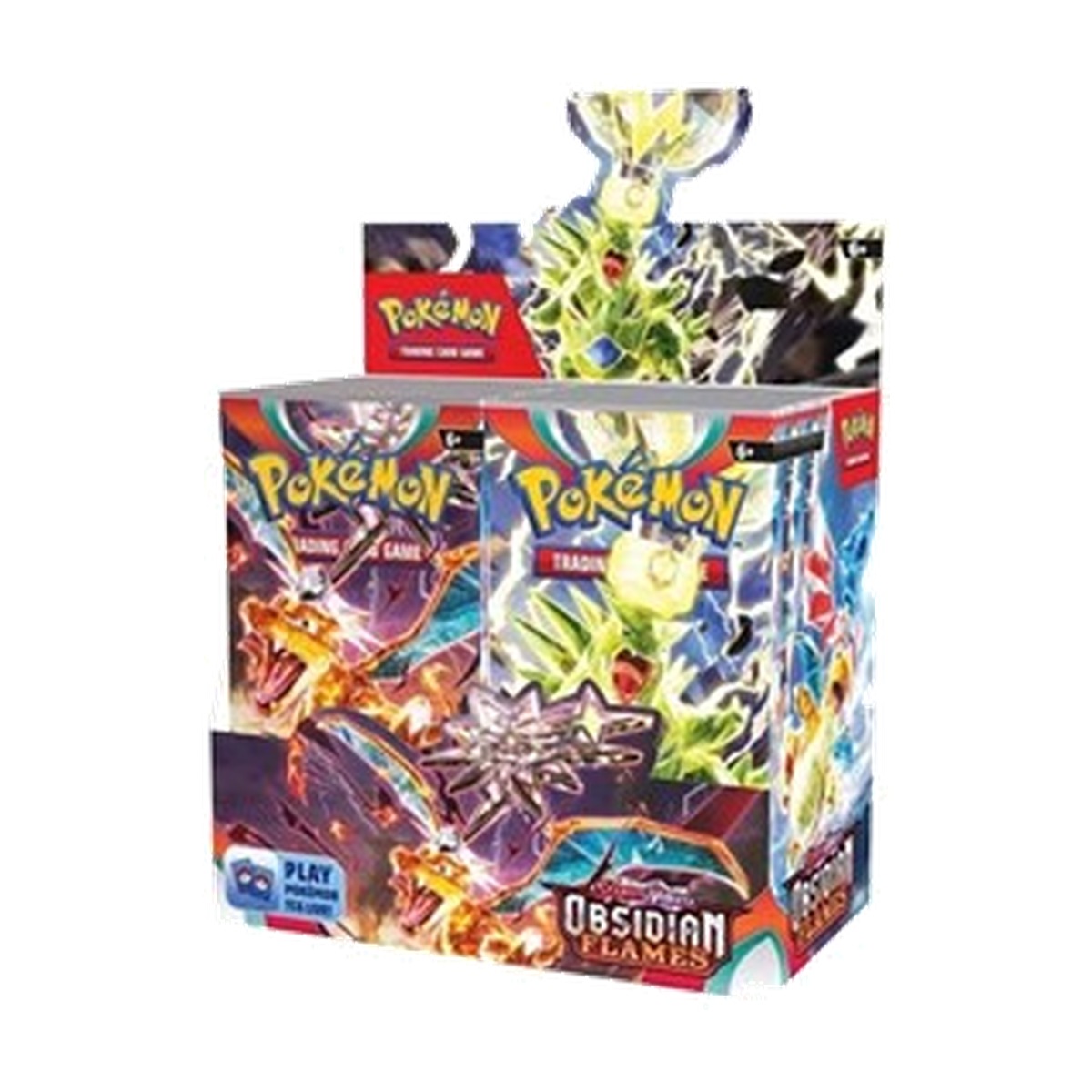 Pokémon Obsidian Flames Booster-Display – Englisch – Referenzbild