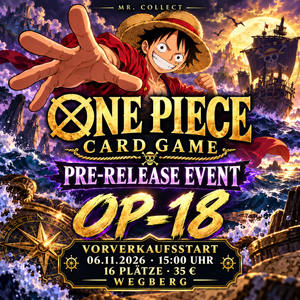 21.11.2026 One Piece OP-18 Pre-Release-Event – Event-Ticket (15:00 Uhr)