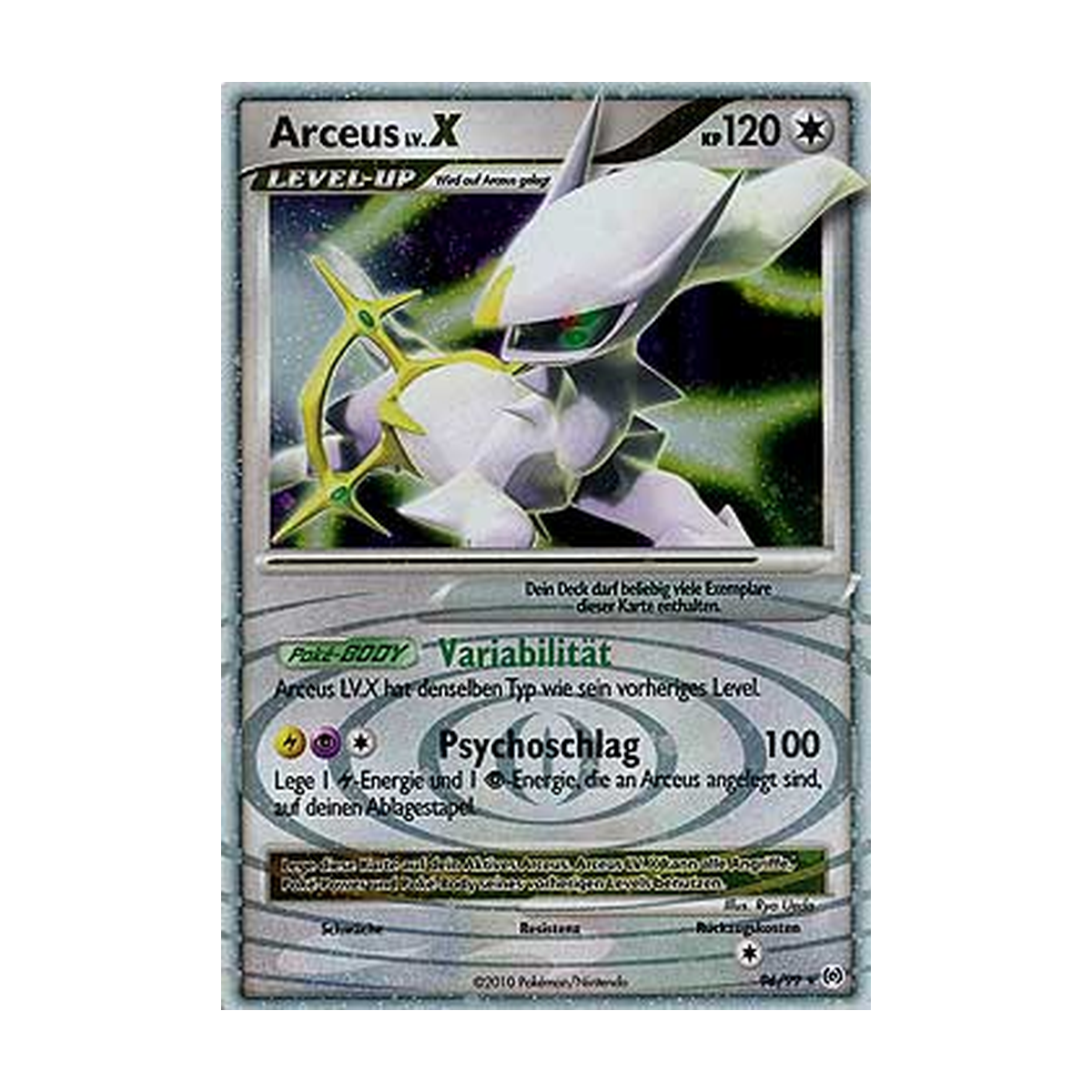 Beispielbild Arceus LV.X 96/99, Arceus, Deutsch; kein Zustandsfoto