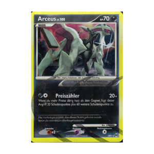 Arceus LV.100 AR1 – Arceus – Deutsch – Excellent – Differenzbesteuerung nach § 25a UStG