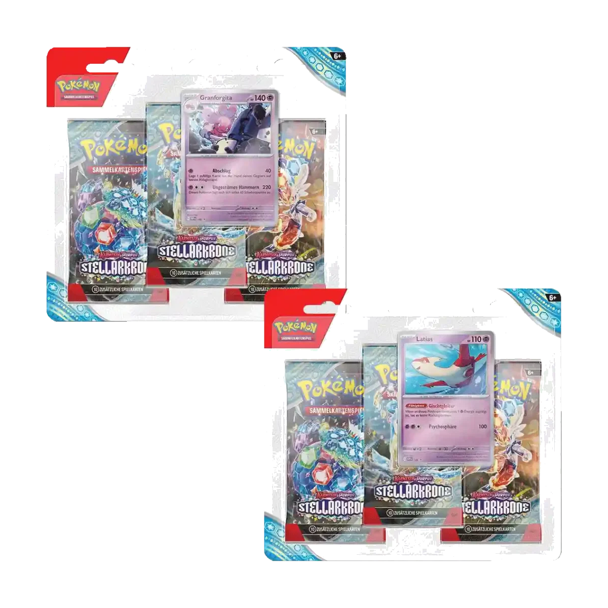 Pokémon Stellarkrone – 3-Pack-Blister (Deutsch)