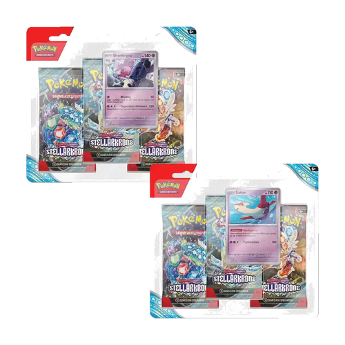 Pokémon Stellarkrone – 3-Pack-Blister (Deutsch)
