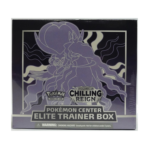 Pokémon Chilling Reign – Pokémon Center – Shadow Rider Calyrex – Top-Trainer-Box (Englisch)