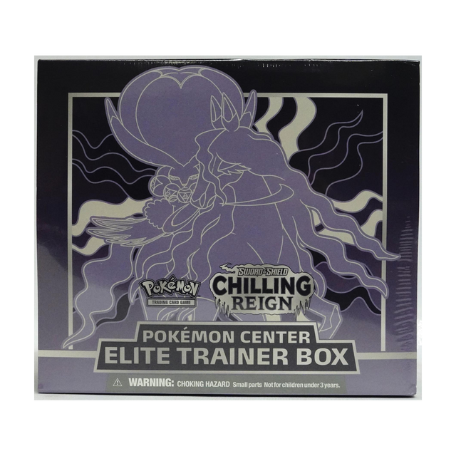 Pokémon Chilling Reign – Pokémon Center – Shadow Rider Calyrex – Top-Trainer-Box (Englisch)