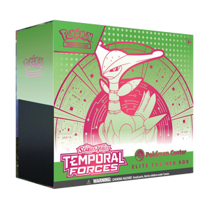 Pokémon Temporal Forces – Pokémon Center – Iron Leaves – Top-Trainer-Box (Englisch)