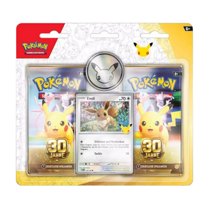 Pokémon 30 Jahre – Evoli 2-Pack-Blister (Deutsch) – Differenzbesteuerung nach § 25a UStG