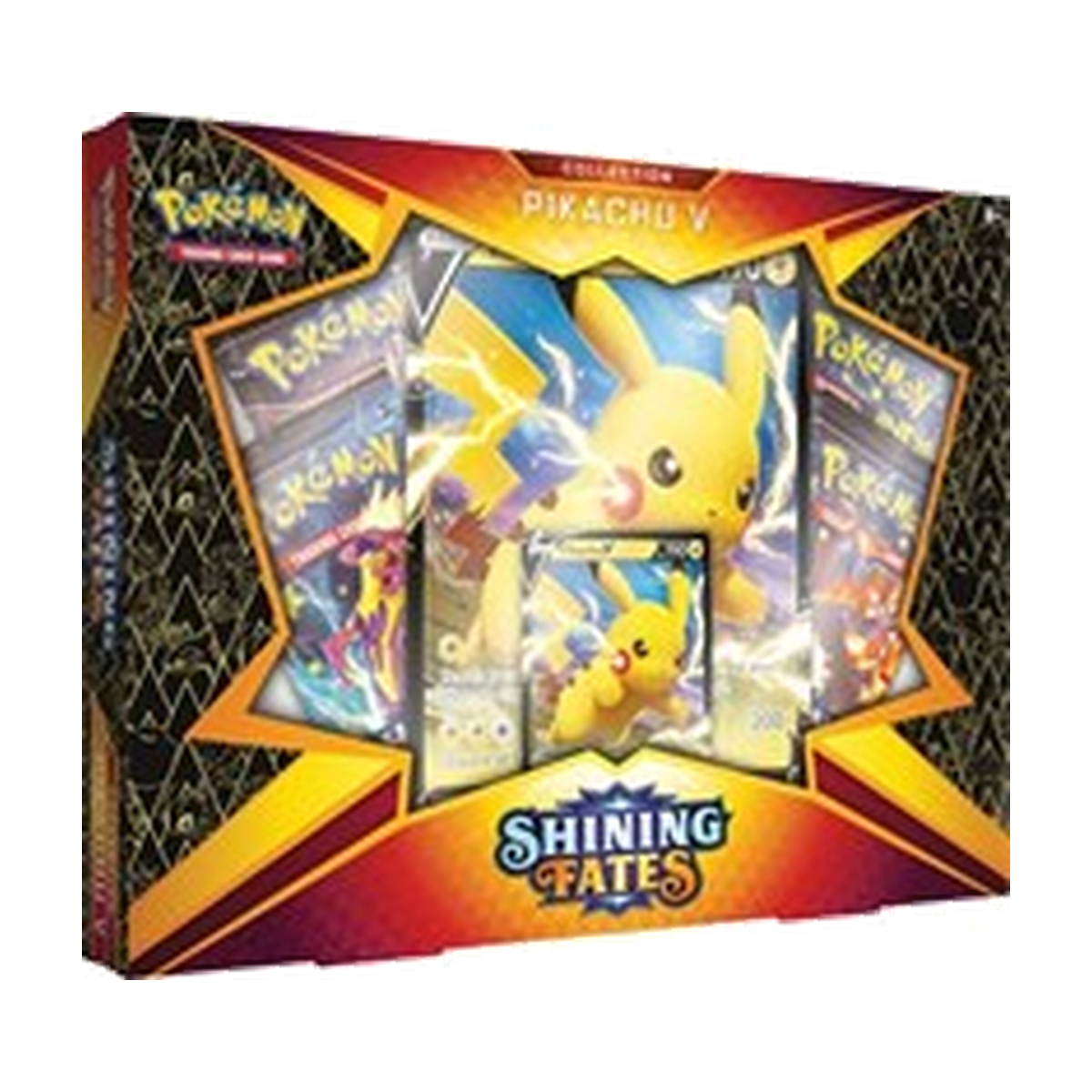 Pokémon Shining Fates Pikachu V Collection – Englisch – Referenzbild