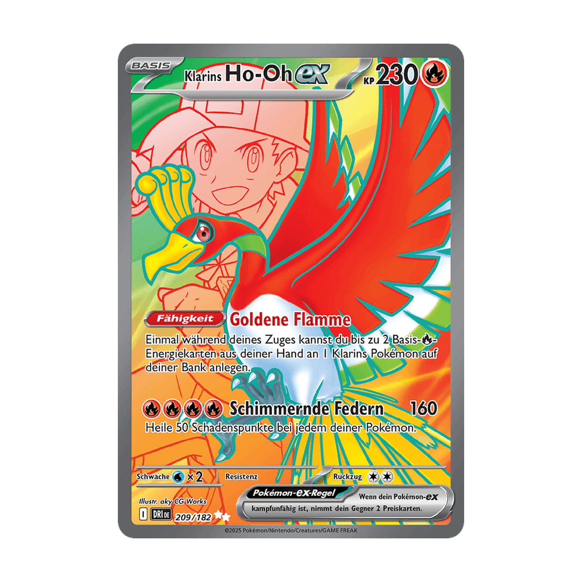 Klarins Ho-Oh-ex 209/182 Ewige Rivalen Deutsch – Referenzbild, nicht das konkrete Exemplar
