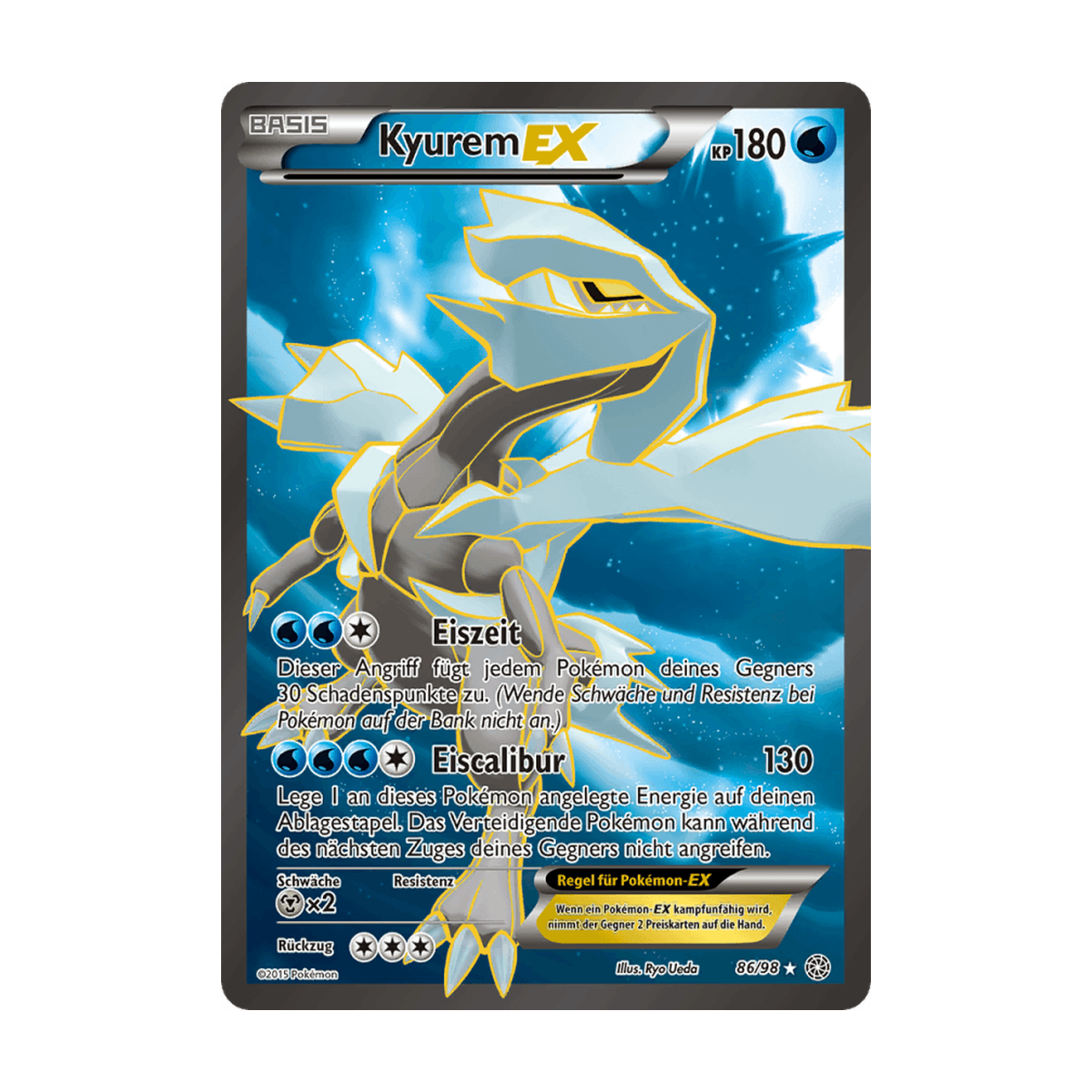 Beispielbild: Kyurem-EX 86/98, Ewiger Anfang, Deutsch; kein Zustandsfoto