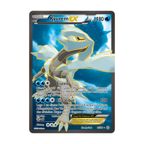 Beispielbild: Kyurem-EX 86/98, Ewiger Anfang, Deutsch; kein Zustandsfoto