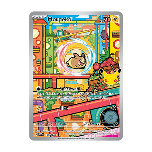 Morpeko 135/128 – 30 Jahre – Deutsch – Beispielbild
