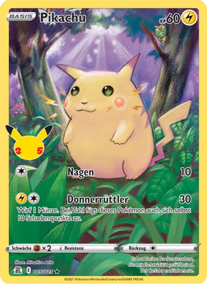 Pikachu 5/25 – Celebrations – Deutsch – Differenzbesteuerung nach § 25a UStG