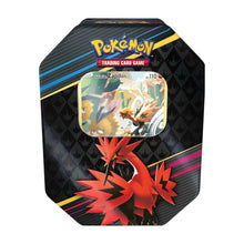 Lade das Bild in den Galerie-Viewer, Crown Zenith kleine 4-Booster-Tin – Galarian Zapdos – zufälliges Motiv

