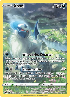Absol GG16/70 – Zenit der Könige – Galar-Galerie – Deutsch – Differenzbesteuerung nach § 25a UStG