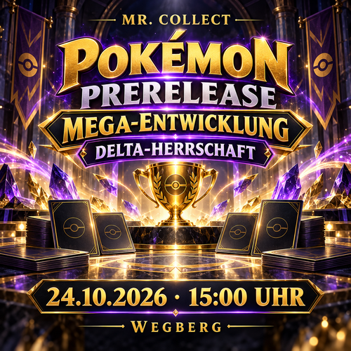 Pokémon Mega-Entwicklung Delta-Herrschaft Prerelease – 24.10.2026 um 15:00 Uhr – Mr. Collect Wegberg