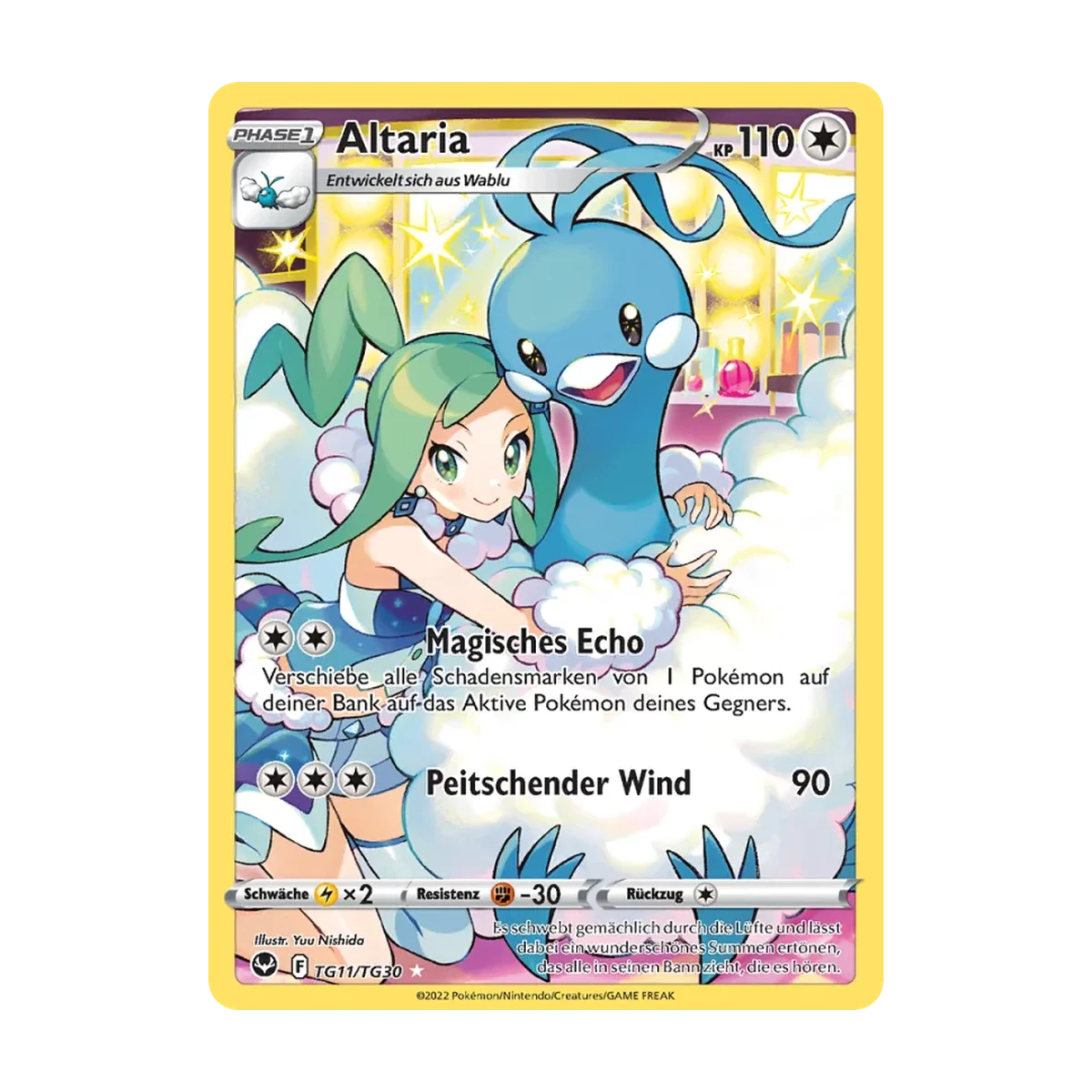 Altaria TG11/30 – Silberne Sturmwinde – Trainer-Galerie – Deutsch, Beispielbild; Zustand laut Beschreibung