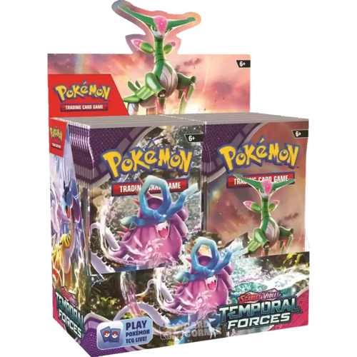Pokémon Temporal Forces Booster-Display mit 36 Boostern auf Englisch