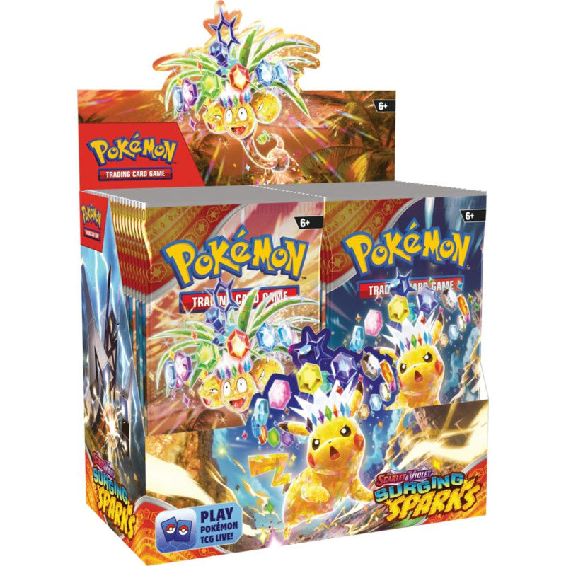Pokeom Surging Sparks Booster Box Display (36) Englisch