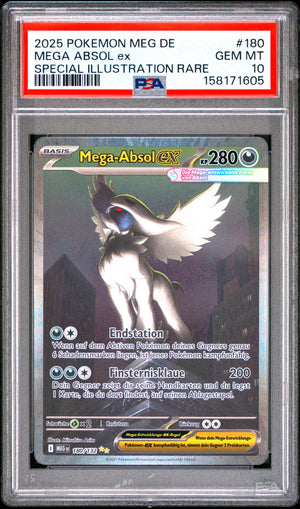 Mega-Absol-ex 180/132 – Mega-Entwicklung – Deutsch – PSA 10 – Zertifikat 158171605 – Differenzbesteuerung nach §25a UStG