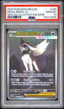 Lade das Bild in den Galerie-Viewer, Mega-Absol-ex 180/132, Deutsch, PSA 10, Zertifikat 158171605 – Originalaufnahme Vorderseite von PSA
