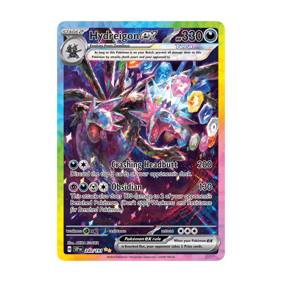 Hydreigon ex 240/191 Englisch – Referenzbild