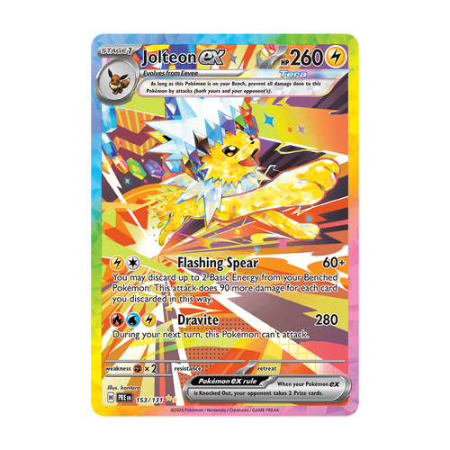 Jolteon ex 153/131 Englisch – Referenzbild