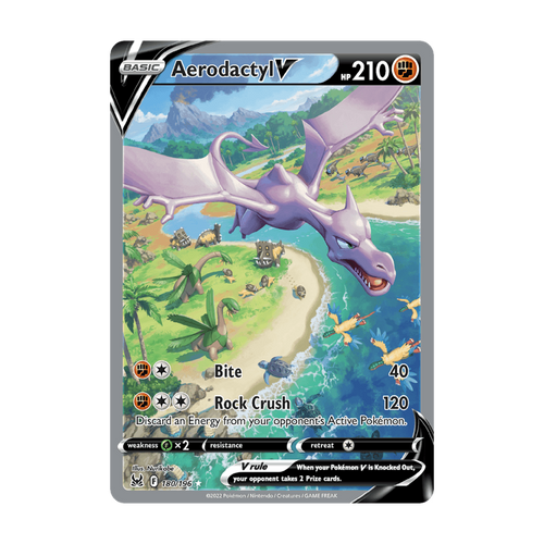 Aerodactyl V 180/196 Englisch – Referenzbild