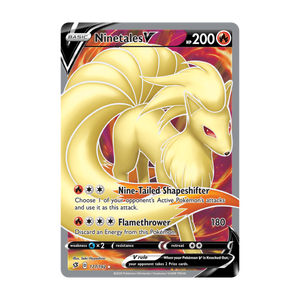 Ninetales V 177/192 – Rebel Clash – Englisch – Near Mint – Differenzbesteuerung nach § 25a UStG