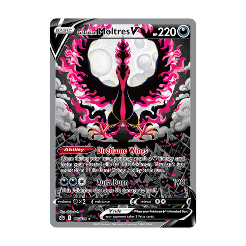 Galarian Moltres V 177/198 Englisch – Referenzbild