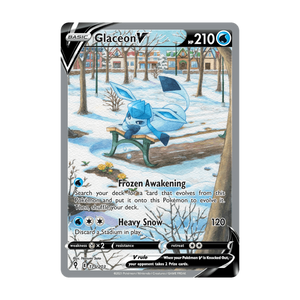 Glaceon V 175/203 – Evolving Skies – Englisch – Near Mint – Differenzbesteuerung nach § 25a UStG