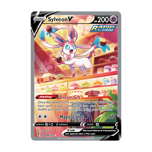Sylveon V 184/203 – Evolving Skies – Englisch – Near Mint – Differenzbesteuerung nach § 25a UStG