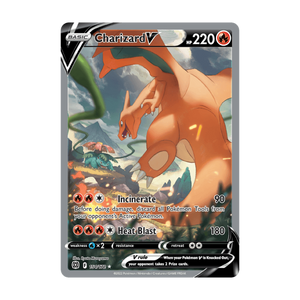 Charizard V 154/172 – Brilliant Stars – Englisch – Near Mint – Differenzbesteuerung nach § 25a UStG