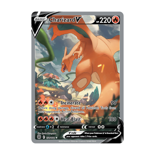 Charizard V 154/172 Englisch – Referenzbild
