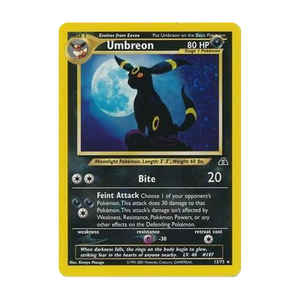 Umbreon 13/75 – Neo Discovery – Englisch – Excellent – Differenzbesteuerung nach § 25a UStG