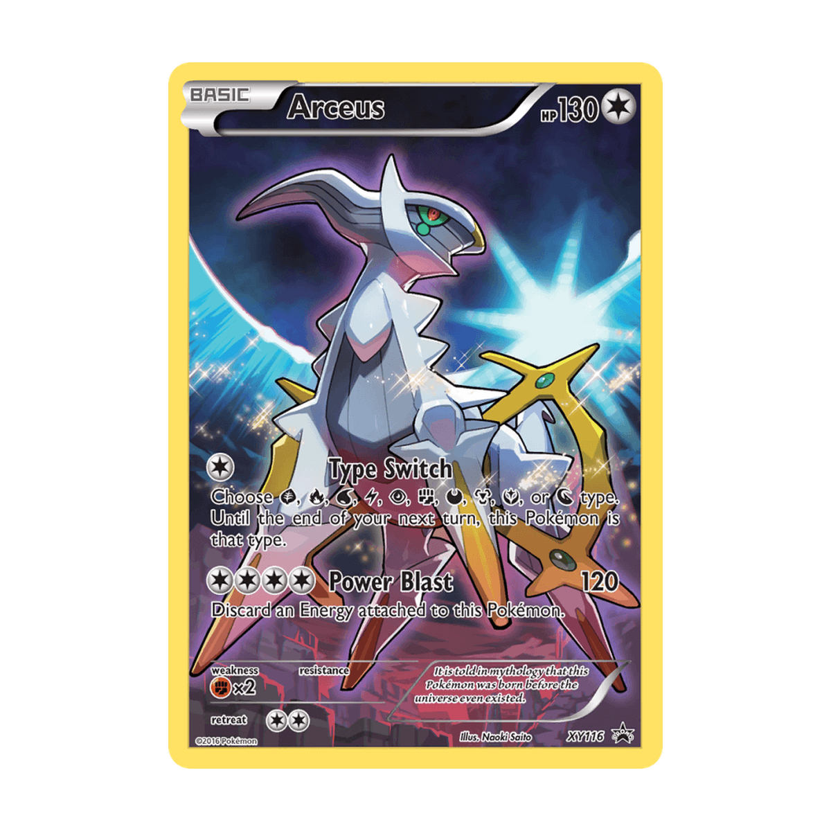 Arceus XY116 Englisch – Referenzbild